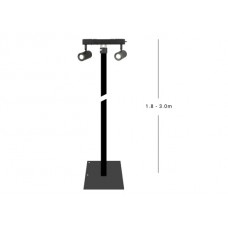 Wentex Pipes & Drapes SET Easy Lighting Event Bar