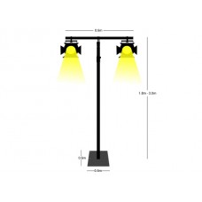 Wentex Pipes & Drapes SET Easy Lighting