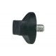 Wentex Pipes & Drapes Feststellschraube, schwarz, M10x12