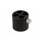 Wentex Pipes & Drapes Verbinder, 4-fach, 16mm, schwarz