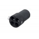 Wentex Pipes & Drapes Verbinder, 4-fach, 50.8 schwarz