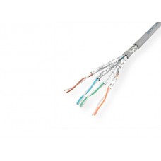Roline S/FTP(PiMF)-300M CAT6 Netzwerk Verlegekabel, grau, Draht