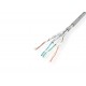 Roline S/FTP(PiMF)-300M CAT6 Netzwerk Verlegekabel, grau, Litze