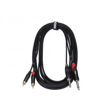 Enova EC-A3-CLMPLM-1 Audio Adapterkabel, 1m, 2x Klinke/2x Cinch