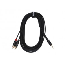 Enova EC-A3-PSMCLM-1 Audio Adapterkabel,1m,1x Miniklinke/2x Cinch