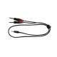 Enova EC-A3-PSMPLM-2 Audio Adapterkabel,2m,1xMiniklinke/2xKlinke
