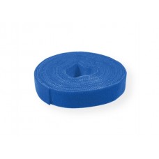 Value Haken/Flausch Klettband Rolle, blau