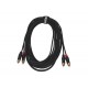 Enova EC-A3-CLMM-2 Stereokabel, 2m, 2x Cinch male / 2x Cinch male