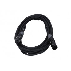 Enova EC-L1-XLFM5-5 DMX Kabel, SCHWARZ, 5m, XLR 5pol