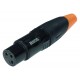 Enova XL23FB-W XLR 3pol Stecker, IP67, female