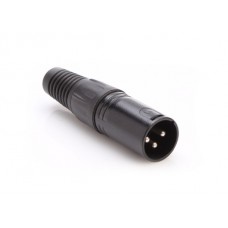 Admiral XLR 3pol Stecker 5er SET, male, schwarz