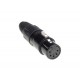 Admiral XLR 5pol Stecker 5er SET, female, schwarz