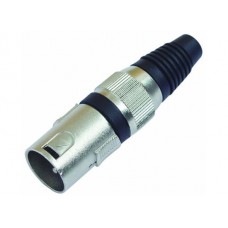 XLR Stecker Eco Version, 3pol, Kabel, männlich