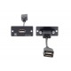 Kramer WU-AA(B) USB A Wandpanel, schwarz