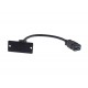 Kramer WU-CA(B) USB C Wandpanel, schwarz