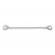 Safetex Anschlagseil Ø12mm, 6m, SILBER, DGUV 750kg