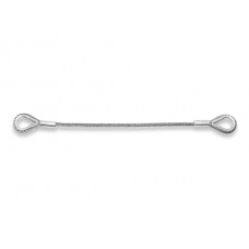 Safetex Anschlagseil, Ø12mm, 3m, SILBER, DGUV 750kg