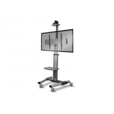Lindy 40969 Displayständer, fahrbar, silber