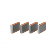 Lindy 40440 USB-C Port Schloss, ORANGE, 10x Schloss