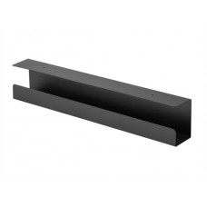 Value Kabelkanal, Untertischmontage, 600x76mm, schwarz