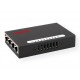 Roline Pocket Gigabit-Ethernet-Switch, 8 Ports, schwarz, 1 Gbit/s