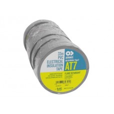 Advance Tapes AT 7 PVC-Isolierband Zumbel Tape, grau, 33m