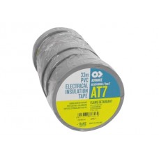 Advance Tapes AT 7 PVC-Isolierband Zumbel Tape, grau, 33m