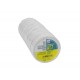 Advance Tapes AT 7 PVC-Isolierband Zumbel Tape, weiss, 20m, 19mm
