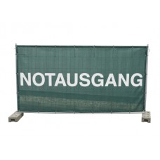 SweetPRO GZ ON/G-204 340/175 Orientierungsbanner, NOTAUSGANG