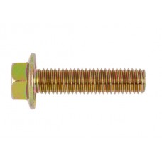 Schraube 6 KT, 8.8, M10, 10x 40mm, SPERRZAHN, gelb verzinkt