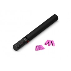 MagicFX Handheld Konfetti Kanone 50cm, PINK, 6m, RECHTECK, Papier