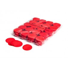 MagicFX Slowfall Konfetti, ROT, 1kg, Ø55mm Rund