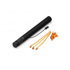 MagicFX Electric Streamer Kanone 50cm, ORANGE, 6m, Papier