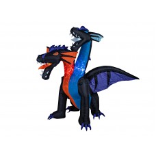 EUROPALMS Halloween Aufblasbare Figur Drache, 208cm