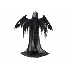 EUROPALMS Halloween Schwarzer Engel, 175x100x66cm