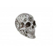 EUROPALMS Halloween Totenkopf, mystisch, 12x10x18cm