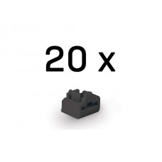 Lindy 47892 RJ45 Port Schloss 20er SET, schwarz Lindy 47892 RJ45 Port Schloss 20er SET, schwarz