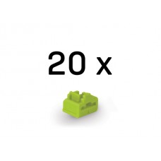 Lindy 47895 RJ45 Port Schloss 20er SET, grün