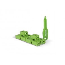 Lindy 47912 SFP Port Schloss 10er SET, grün