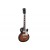 DIMAVERY LP-700 E-Gitarre, flamed braun