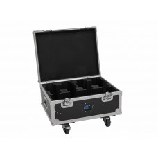 ROADINGER Flightcase 4x AKKU MBT-3 mit Rollen und Ladefunktion