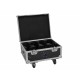 ROADINGER Flightcase 4x AKKU MBT-3 mit Rollen und Ladefunktion