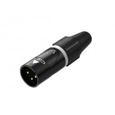 Enova Nxt NXT3MA XLR 3pol Stecker, male, schwarz