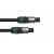 PSSO Lautsprecherkabel Speakon 4x2,5 0,5m sw