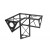 DECOTRUSS SAL-34 Ecke 3-Wege \/ links, schwarz