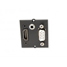 Bachmann Custom Modul, schwarz, Anschlüsse: VGA/HDMI/3.5mm