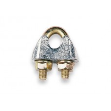 Safetex DSK 1142-00.65 Drahtseilhalter, verzinkt, Seil Ø6mm, M6