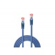 Lindy 47350 Cat Sicherheitsnetzwerkkabel, S/FTP, blau, 0.3m