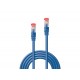 Lindy 47719 Cat Sicherheitsnetzwerkkabel, S/FTP, blau, 2m
