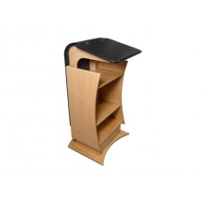 Sweetlight Rednerpult M2, Buche /schwarz, H:1020mm